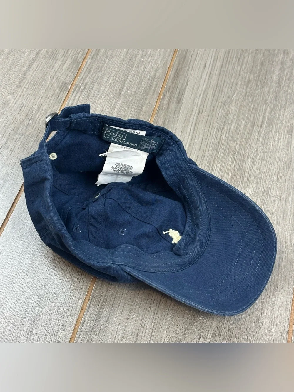 Polo Ralph Lauren Baseball Cap Toddler 2T-4T Strap back Hat Blue